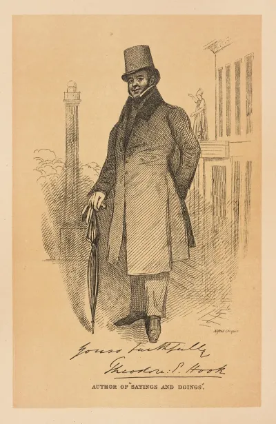 Theodore E Hook Author Of Sayings And Doings