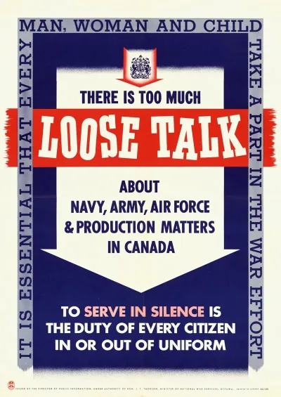 There Is Too Much Loose Talk