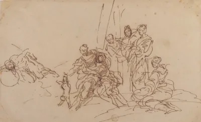 Thetis Dipping The Infant Achilles Into The Waters Of The Styx