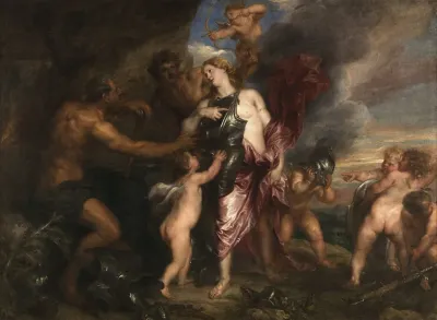 Thetis Receives The New Armour For Achilles In Vulcans Forge