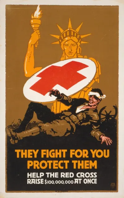 They Fight For You Protect Them Help The Red Cross Raise 100000000 At Once