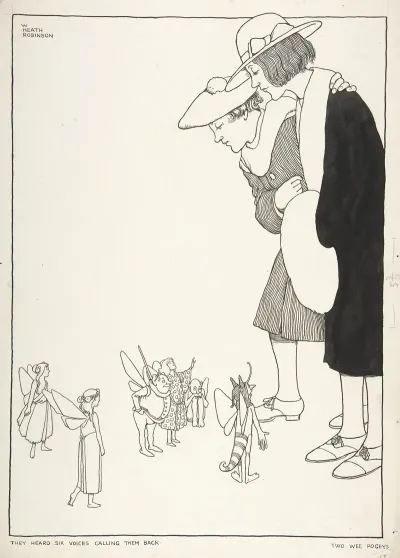 They Heard Six Voices Calling Them Back Two Wee Pogeys Topsy Turvy Tales