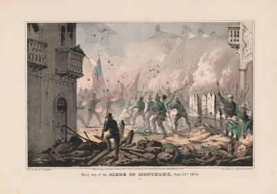 Third Day Of The Siege Of Monterey Sept 23rd 1846