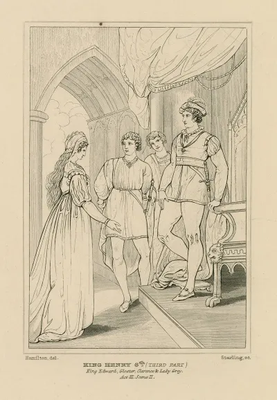 Third Part Of King Henry Vi Act 3 Scene 2 King Edward Gloster Clarence Lady Elizabeth Grey