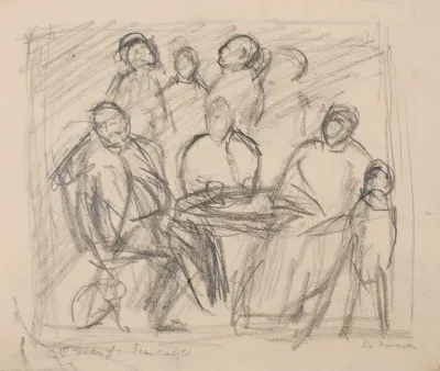 Third Sketch For Family Portrait