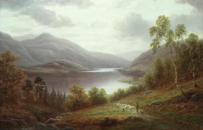 Thirlmere From The Hills Cumberland