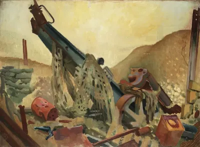 This Gun Was Originally Captured From The Germans In The Battle Of Arras And Used Against Them