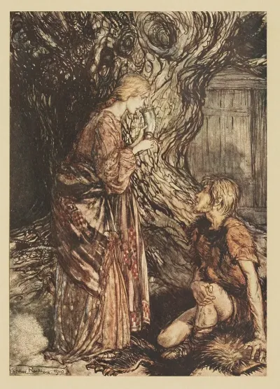 This Healing And Honeyed Draught Of Meaddeign To Accept From Me Set It First To Thy Lips
