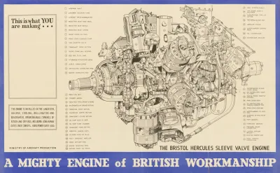 This Is What You Are Makinga Mighty Engine Of British Workmanship The Bristol Hercules Sleeve Valve Engine