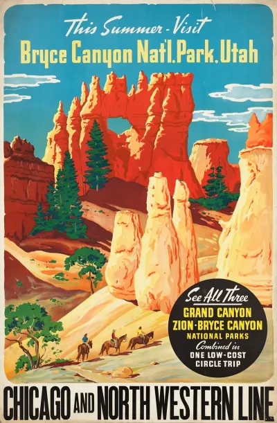 This Summer Visit Bryce Canyon Natl Park Utah Chicago And North Western Line