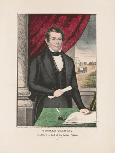 Thomas Corwin The Peoples Choice For Twelfth President Of The United States