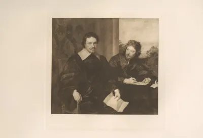 Thomas Wentworth Earl Of Strafford And His Secretary Sir Philip Mainwaring