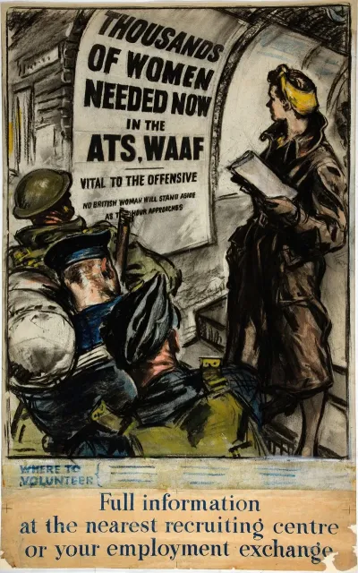 Thousands Of Women Needed Now In The Ats Waaf Vital To The Offensive