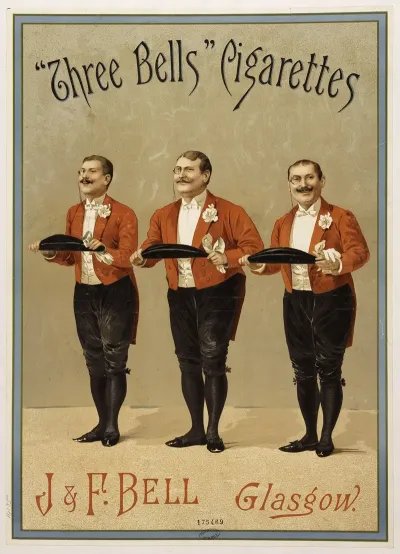 Three Bells Cigarettes J F Bell Glasgow