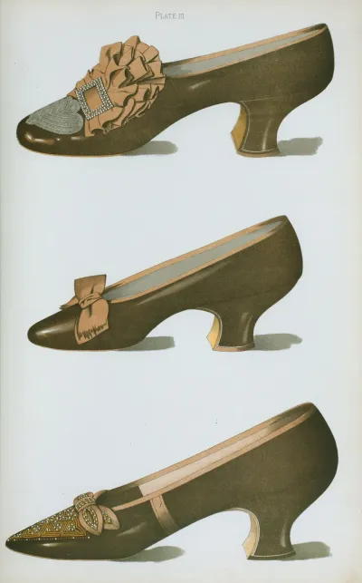 Three Bronze Shoes The First Worn On Stage By The Actress Miss Ada Cavendish