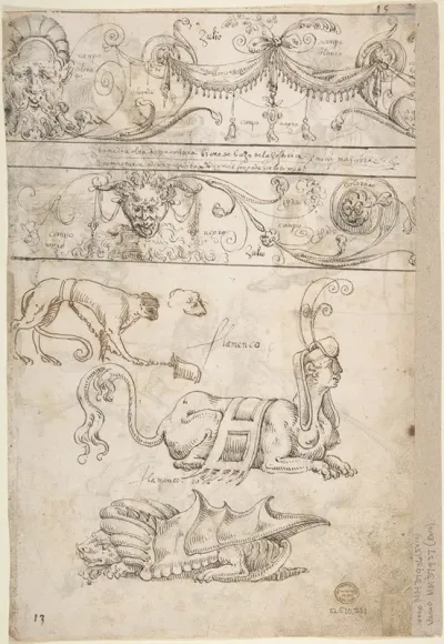 Three Candelabra Grotesques