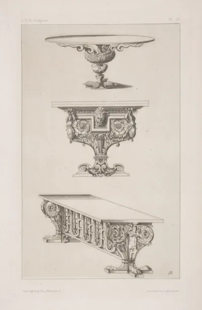 Three Designs For Tables