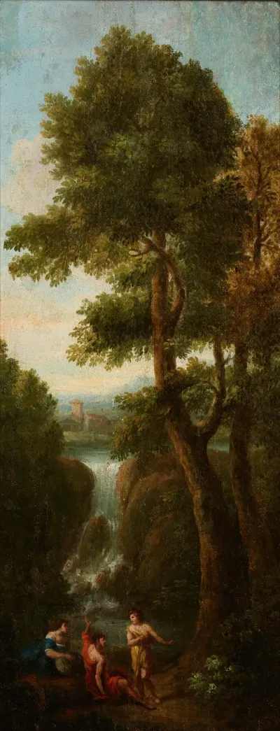 Three Figures In A Landscape