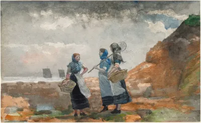 Three Fisher Girls Tynemouth