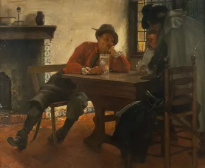 Three Gentlemen In The Tavern