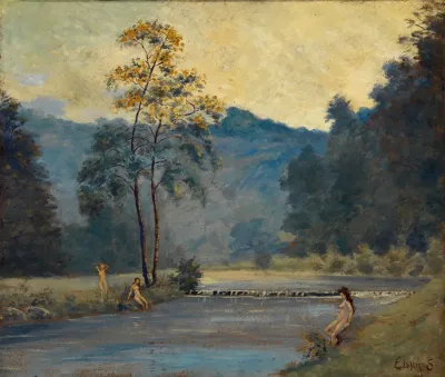 Three Girls And River