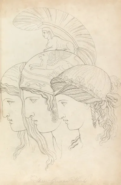Three Grecian Heads