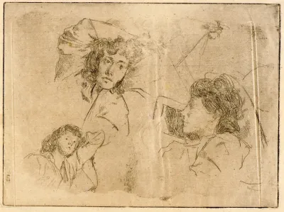 Three Heads Sketches