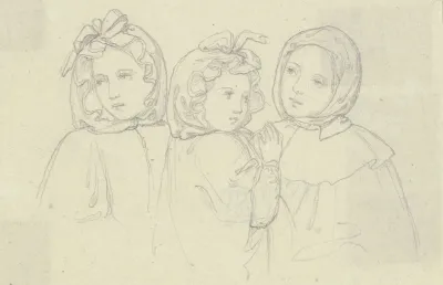 Three Hooded Children