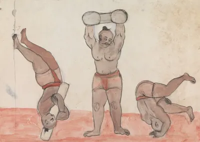 Three Jeyties Exercising