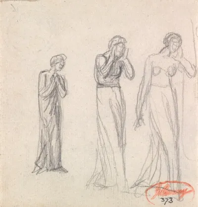 Three Lamenting Women