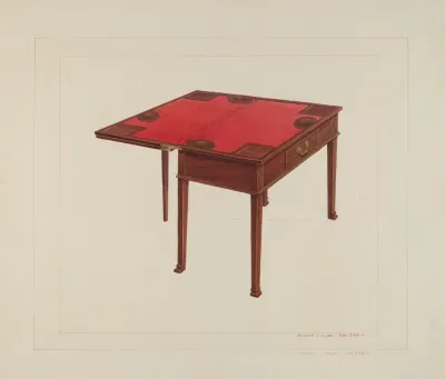 Three Leaf Gaming Table