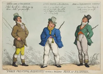 Three Principal Requisites To Form A Modern Man Of Fashion