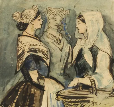 Three Servant Women