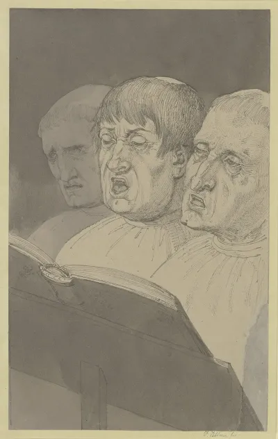 Three Singing Monks
