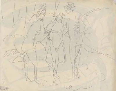 Three Standing Nudes