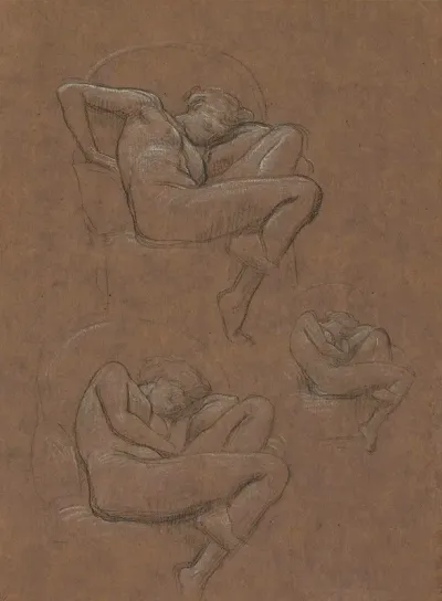 Three Studies For Flaming June