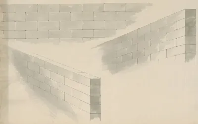 Three Views Of A Brick Wall