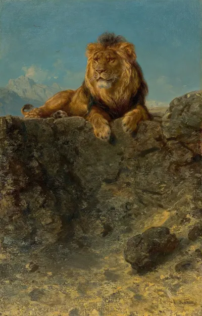 Throning Lion