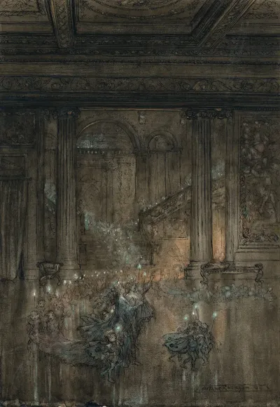 Through The House Give Glimmering Light