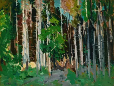 Through The Trees Monhegan Island Maine
