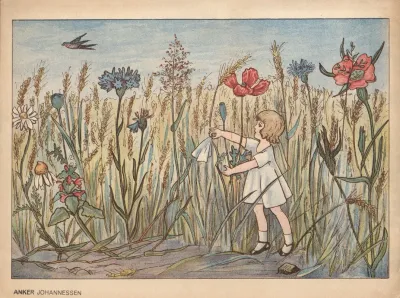 Thumbelina Farewell To The Sun And The Flowers