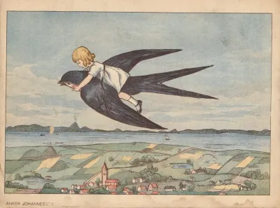 Thumbelina The Swallow Flies Thumbelina To Warm Lands