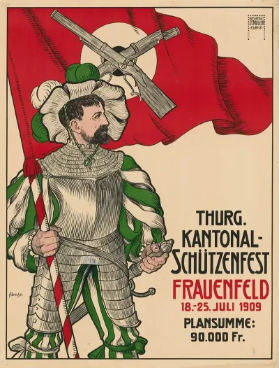 Thurg Kantonal Schutzenfest Frauenfeld 1909