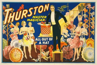 Thurston Master Magician All Out Of A Hat