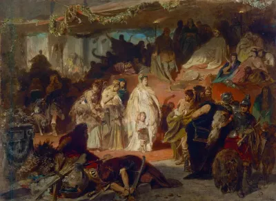 Thusnelda In The Triumphal Procession Of Germanikus