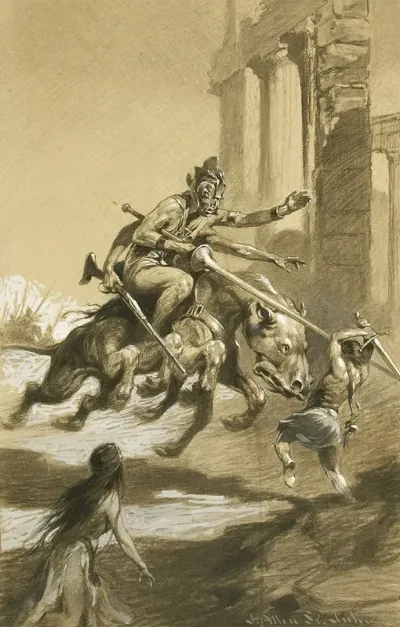 Thuvia Maid Of Mars Illustration