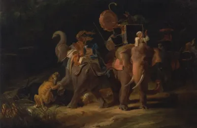 Tiger Hunting In The East Indies