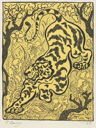Tiger In The Jungle