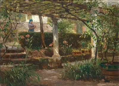 Tiger Lilys On Southern Terrace