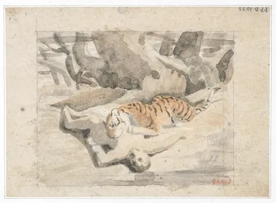 Tigre Devorant Un Homme